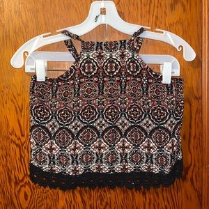 Flowy halter top